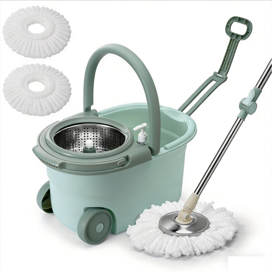 Kraft Soap Label - 360 Spin Mop And Bucket System