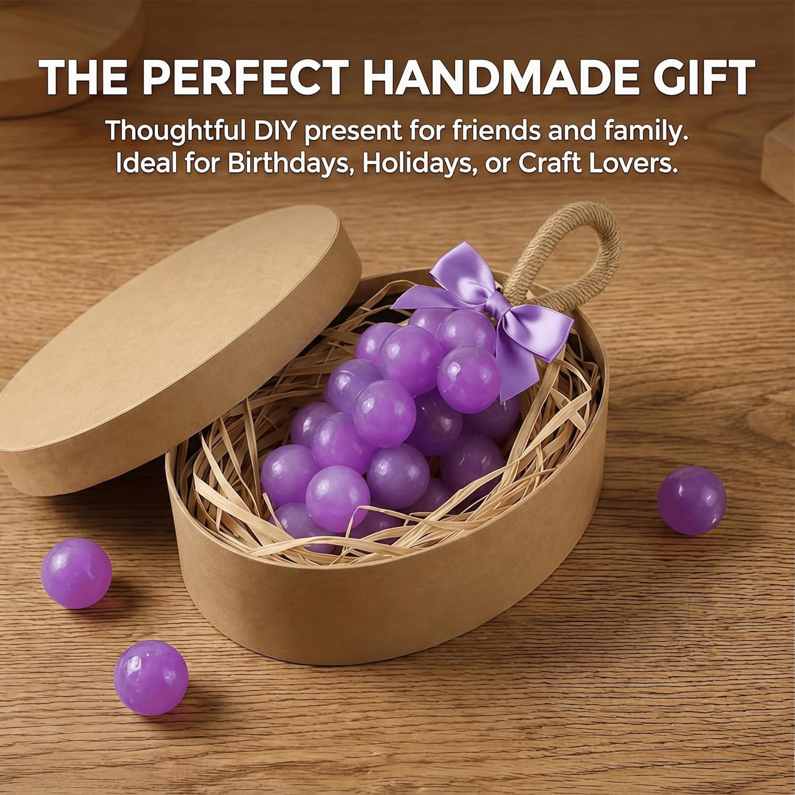 Soap Making Easy - Grape Soap Mold Easy-Release Food-Grade Craft