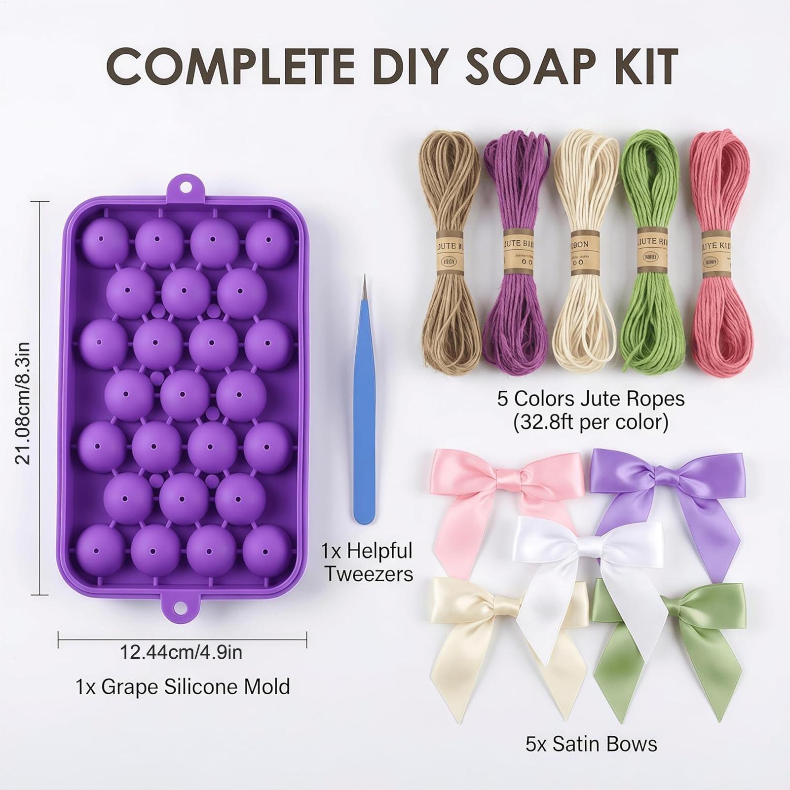 DIY Soap Making Kit Grape Soap - đánh giá và giá Soap Making Easy