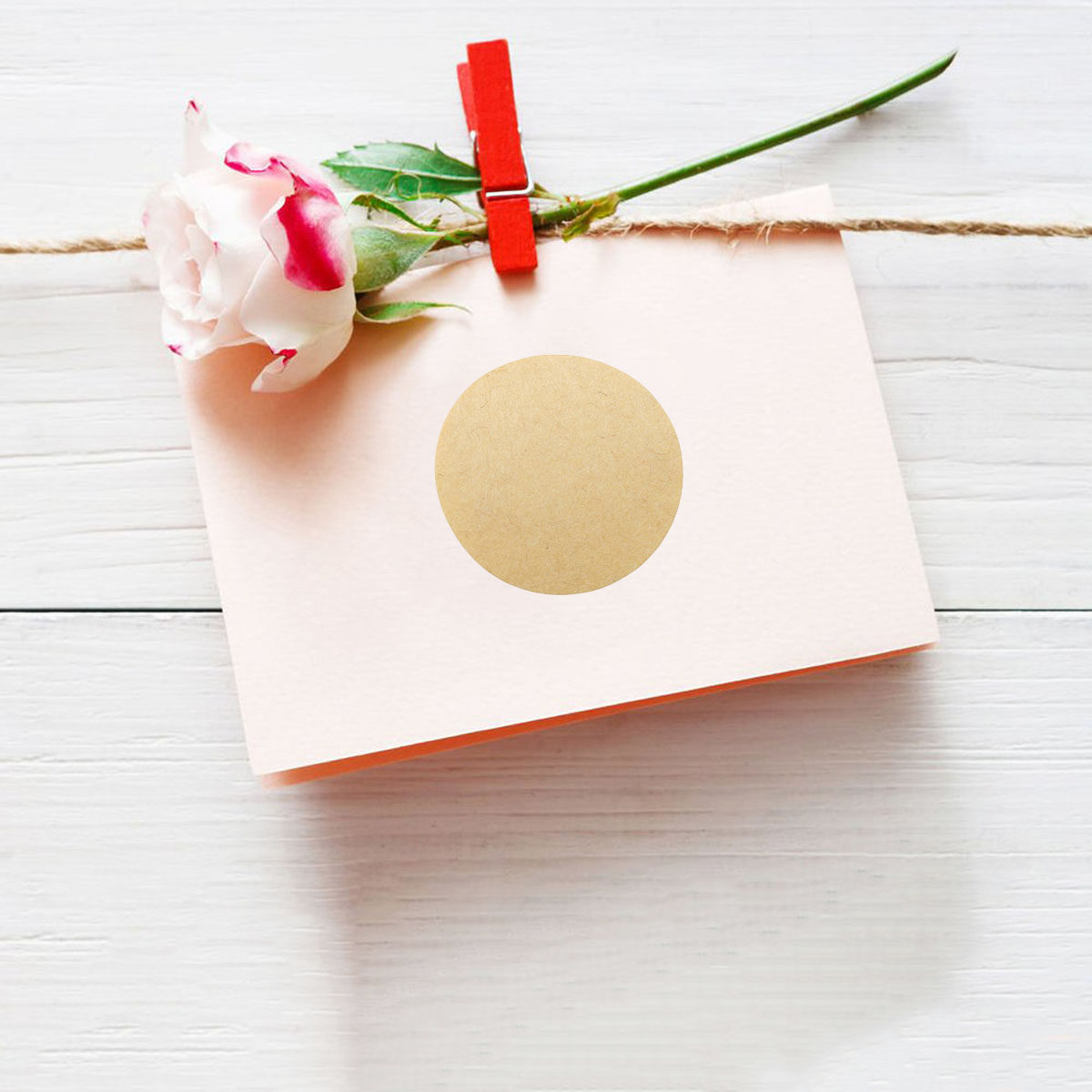 500Pcs Kraft Paper Round Label - đánh giá và giá Kraft Soap Label