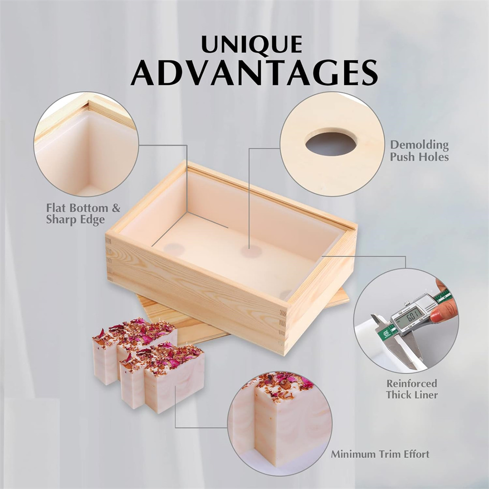 Large Soap Molds Rectangle Sil - đánh giá và giá Soap Making Formula