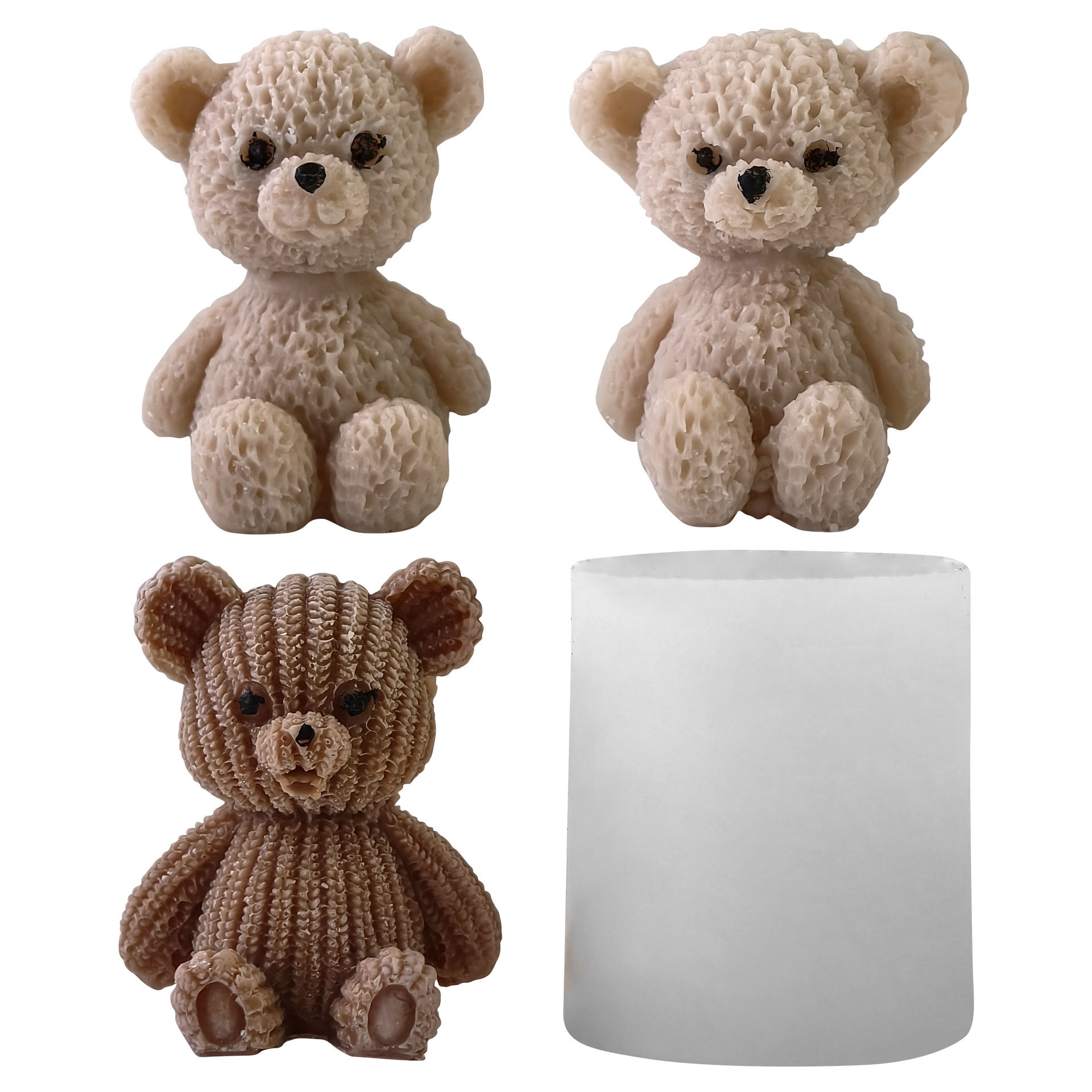Mini Bear Soap Mold Easy To Cl - đánh giá và giá Soap Making Easy