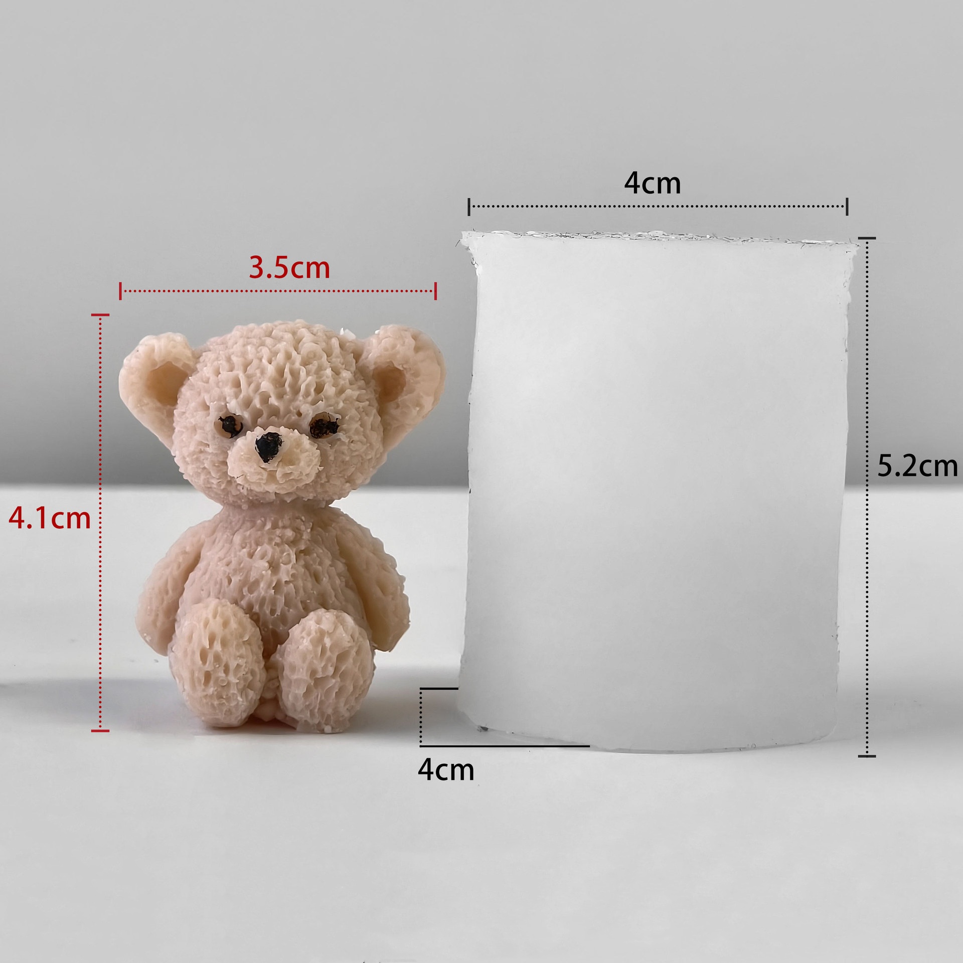Mini Bear Soap Mold Easy To Cl - đánh giá và giá Soap Making Easy
