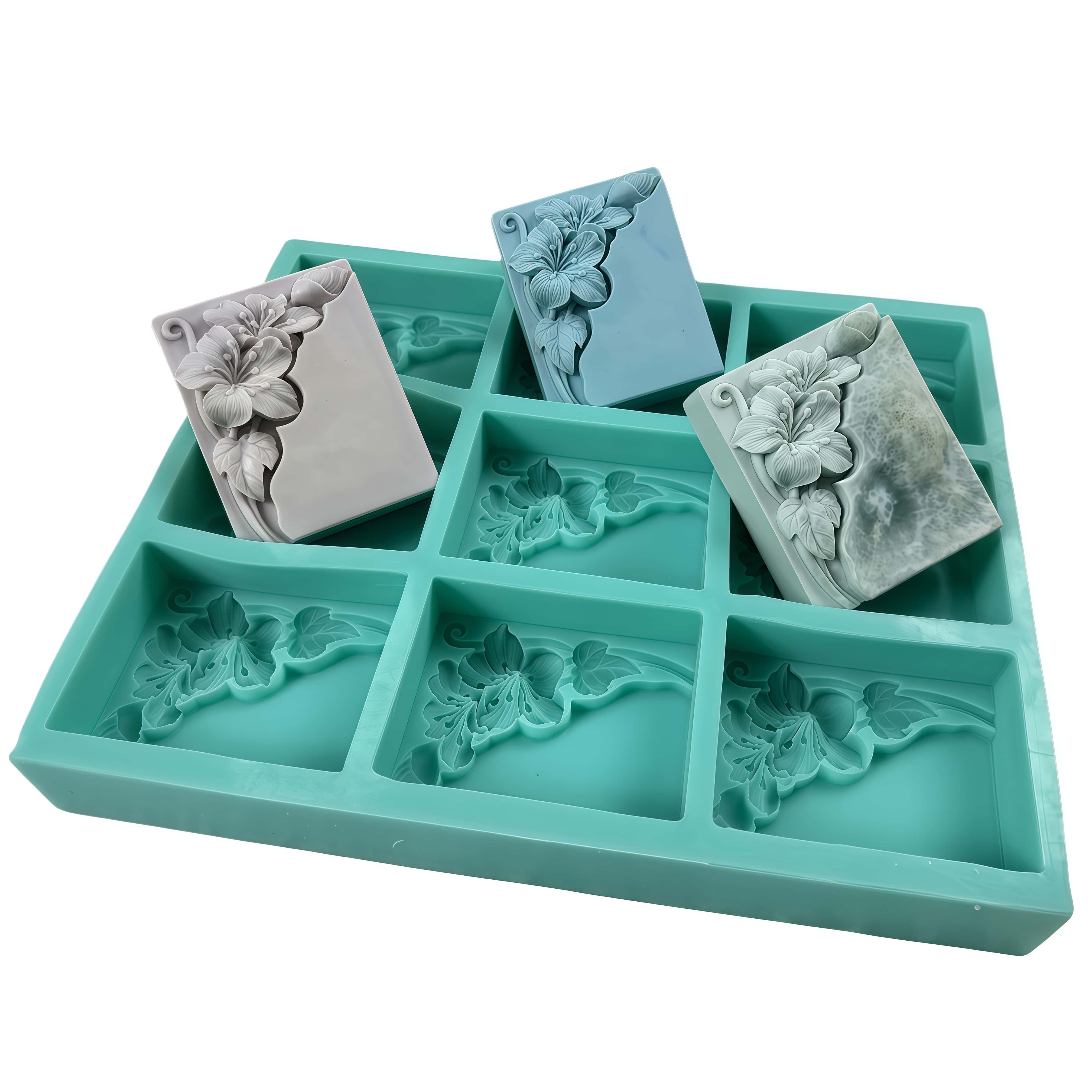 9 Cavities Tung Flower Soap Mo - đánh giá và giá Soap Making Formula