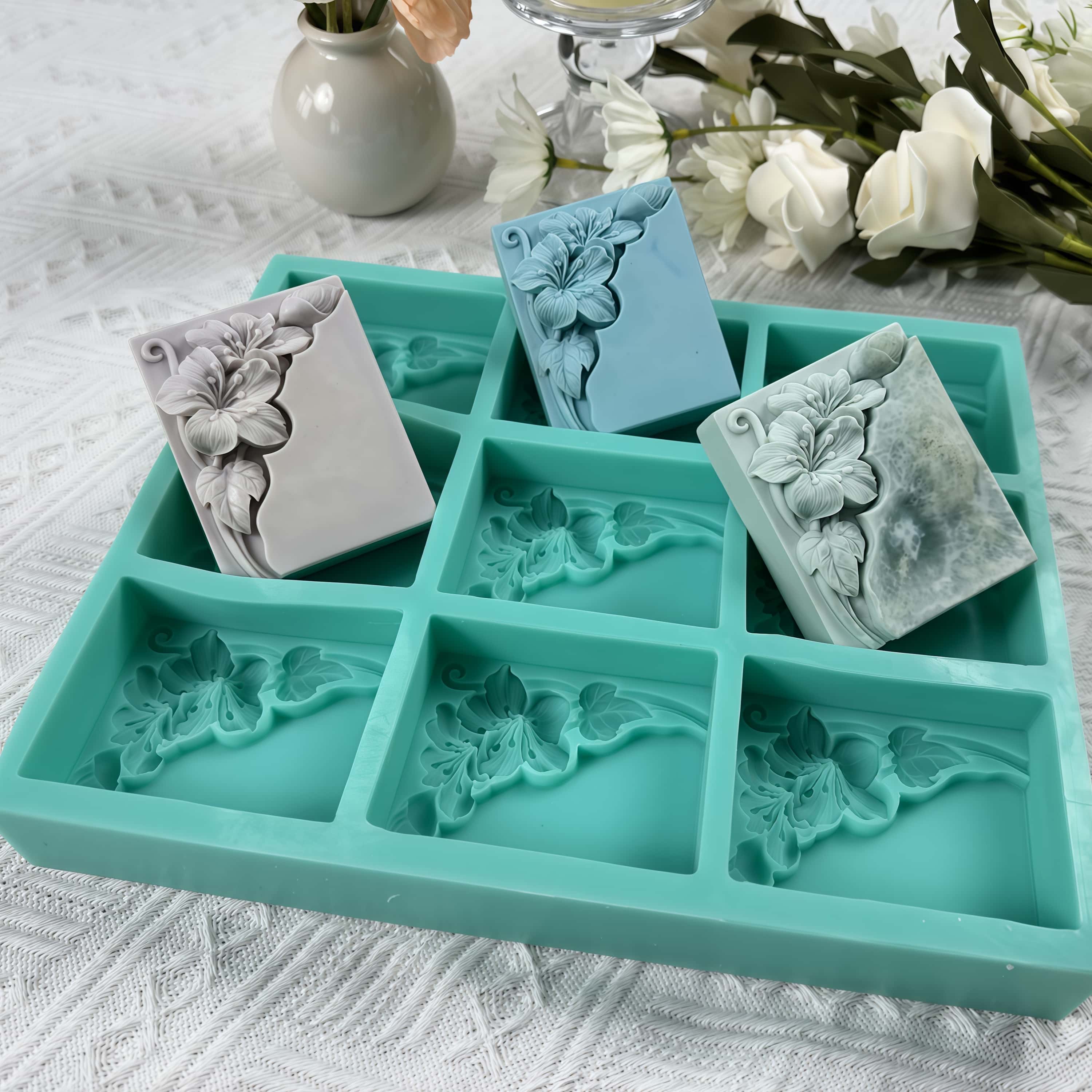 9 Cavities Tung Flower Soap Mo - đánh giá và giá Soap Making Formula