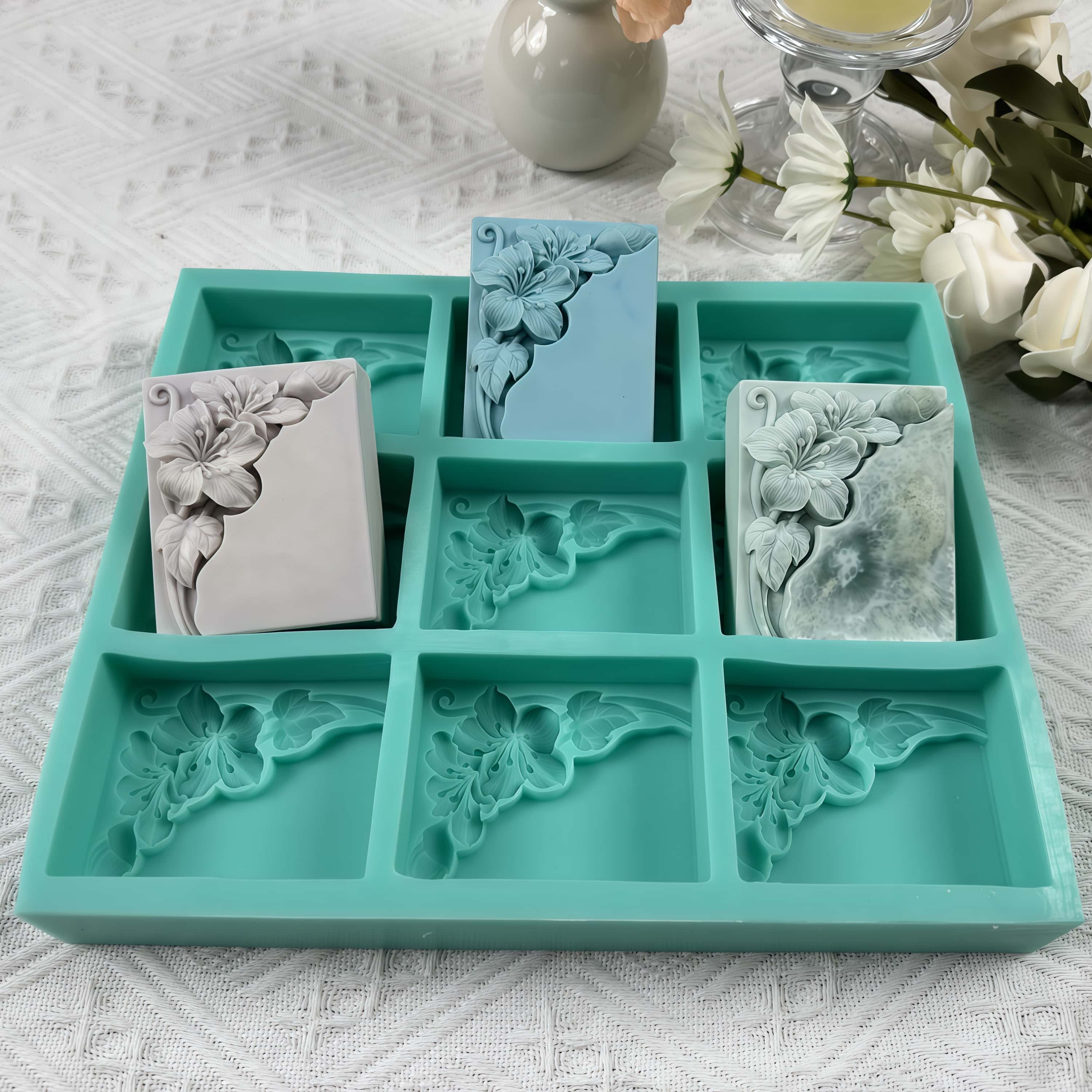 9 Cavities Tung Flower Soap Mo - đánh giá và giá Soap Making Formula
