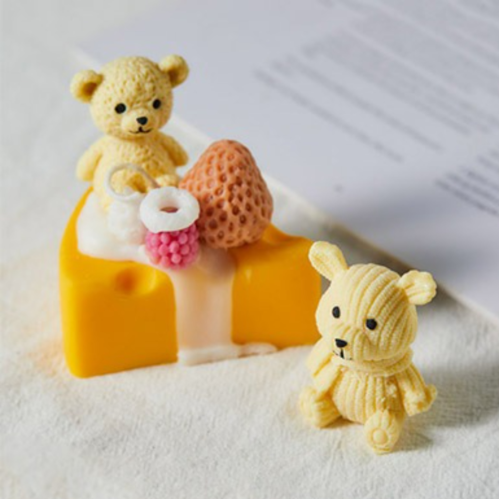 Easy Demold Teddy Bear Silicon - đánh giá và giá Soap Making Easy