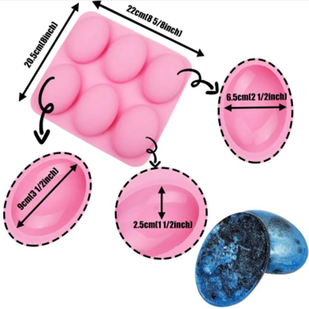 6 Cavities Multifunctional Ova - đánh giá và giá Soap Making Formula