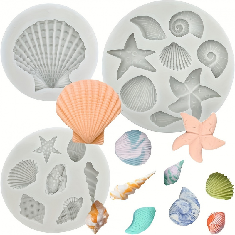 3pcs/set, Shell Mold Set, Irre - đánh giá và giá Soap Making Chemical