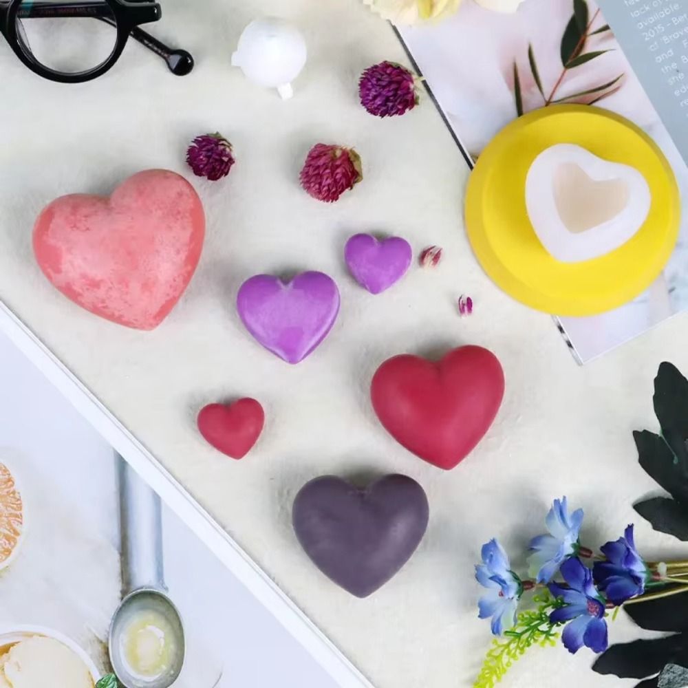 Flexible Heart Shape 3D Heart  - đánh giá và giá Soap Making Easy