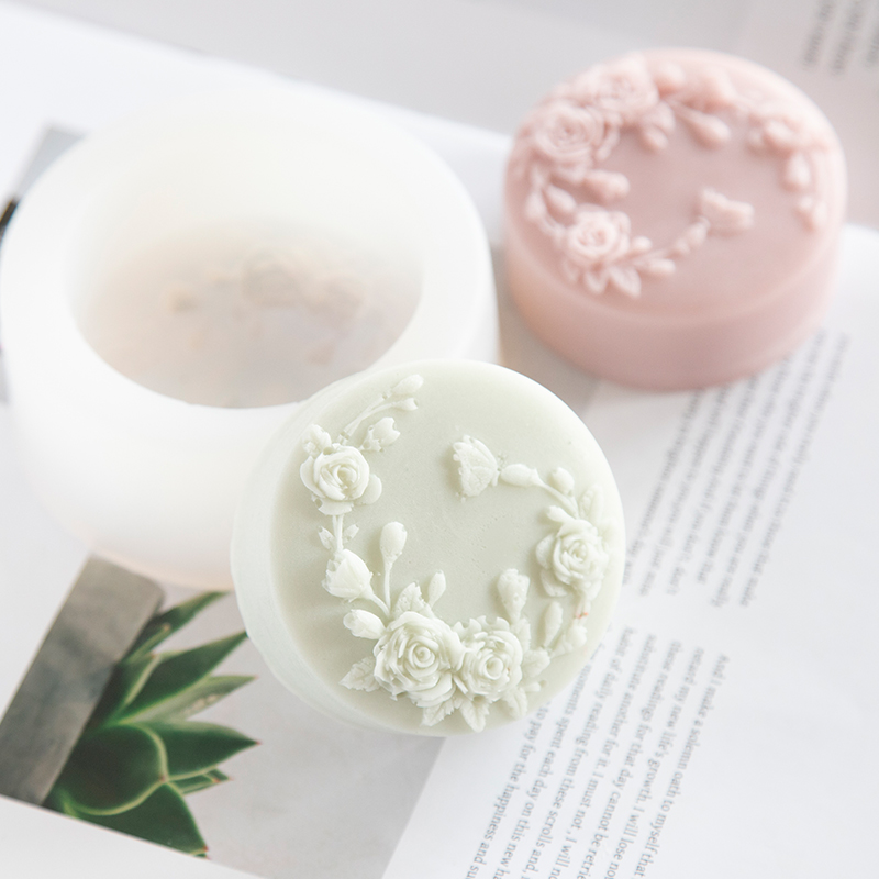 Hình Dáng Tròn Hoa Hồng Hoa Xà - đánh giá và giá Soap Making Chemical