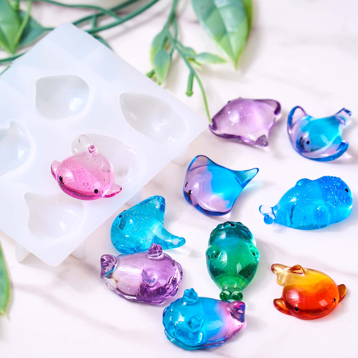 3D Healing Kawaii Manta Ray Wh - đánh giá và giá Soap Making Formula