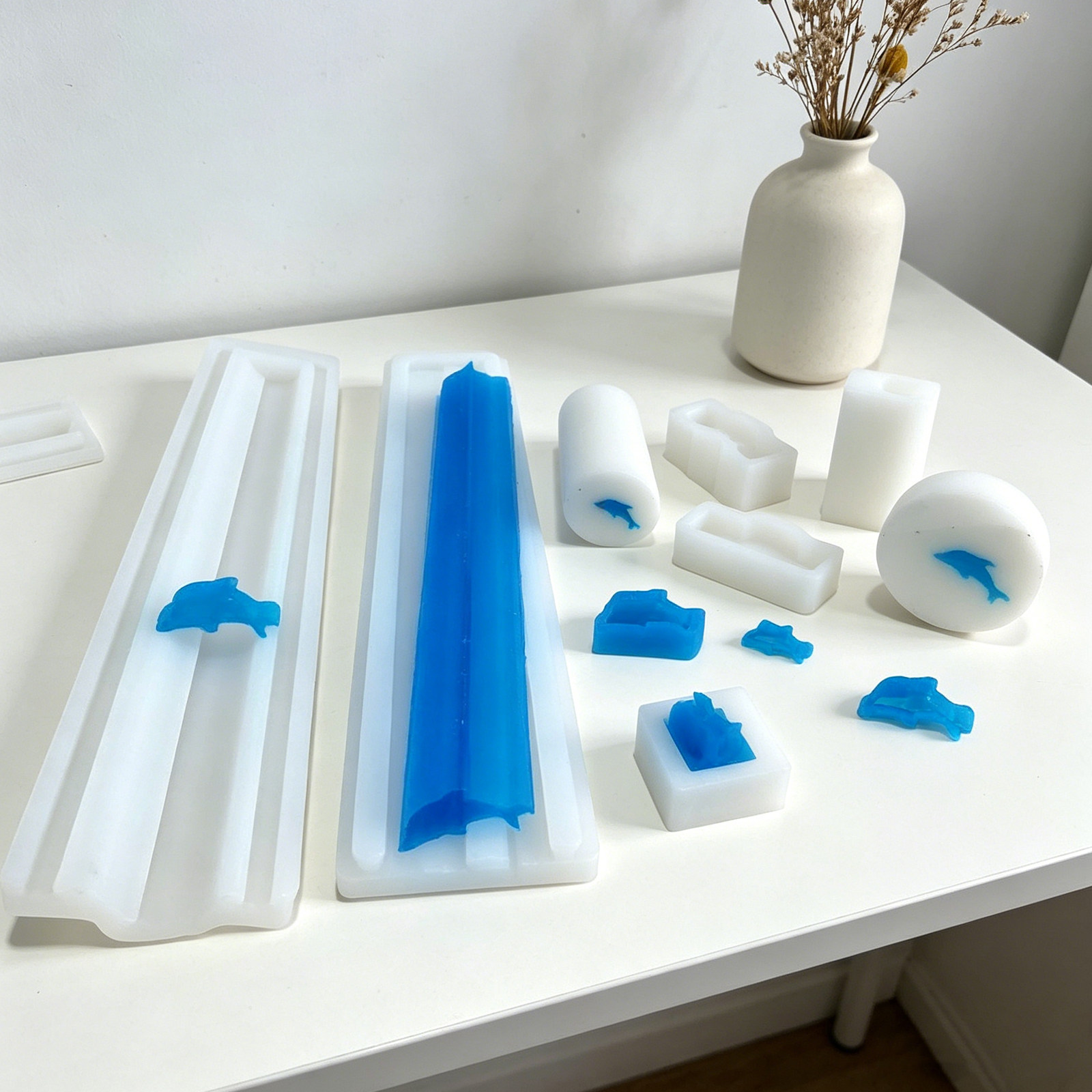 1Set Dolphin Shaped Long Tube  - đánh giá và giá Soap Making Youtube