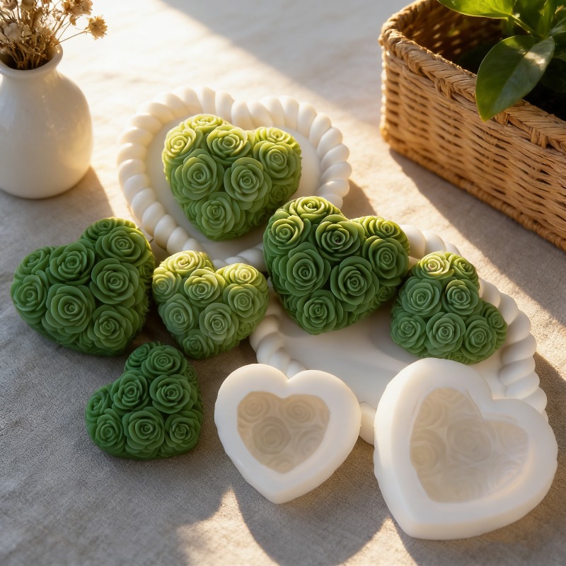 DIY Love Rose Flowers Valentin - đánh giá và giá Soap Making Chemical