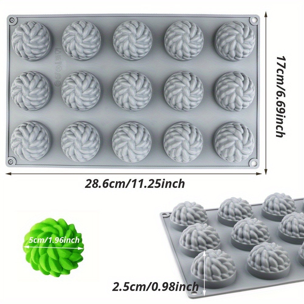 1Pc Cake Mold Santa Ana Floral - đánh giá và giá Soap Making Easy
