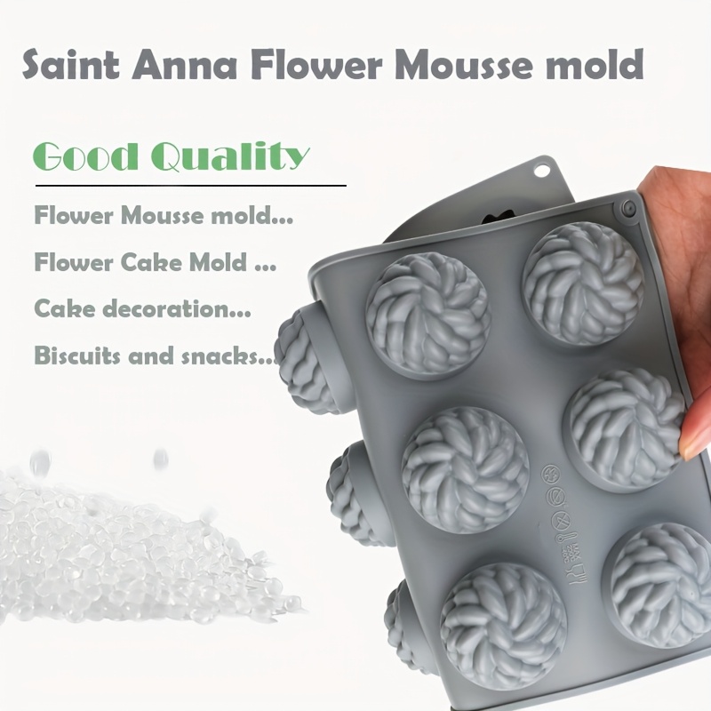 1Pc Cake Mold Santa Ana Floral - đánh giá và giá Soap Making Easy