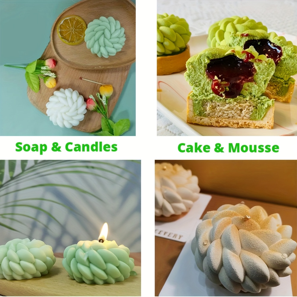 1Pc Cake Mold Santa Ana Floral - đánh giá và giá Soap Making Easy