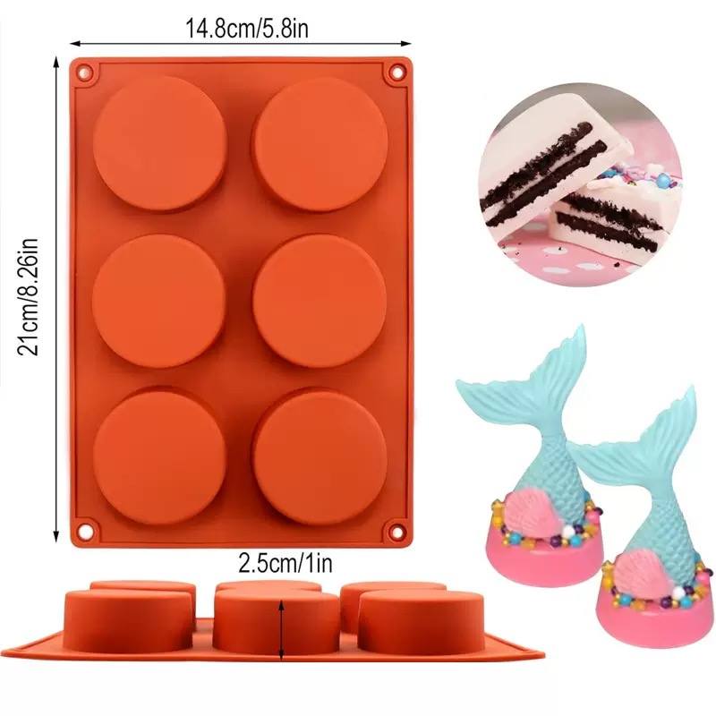 Round Silicone Soap Mold DIY H - đánh giá và giá Soap Making Easy